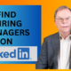 Identifying Hiring Managers on Linkedin