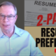 Resumes | 1 page or 2