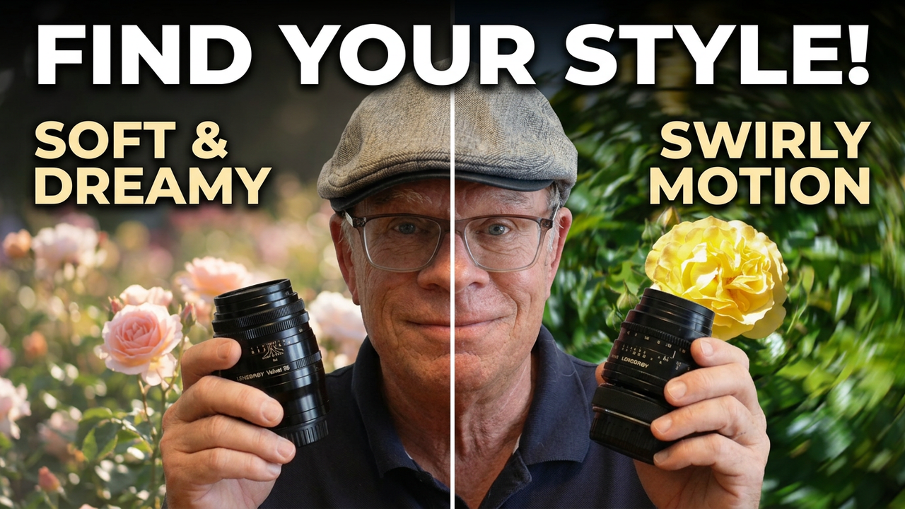 Three Lensbaby Lenses, One Rose Garden